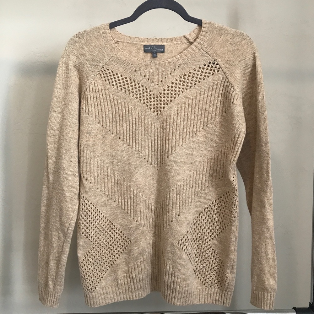 MARKET & SPRUCE | Medium Tan Sweater